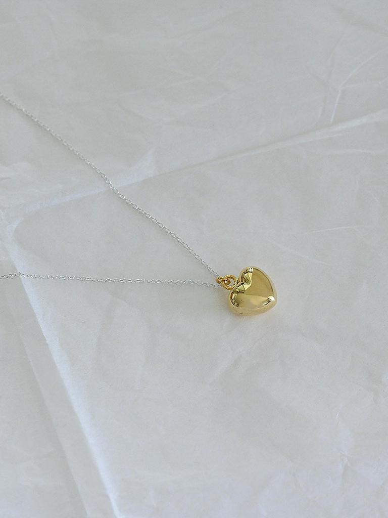 Lucore Silver 925 Lovely Heart Necklace