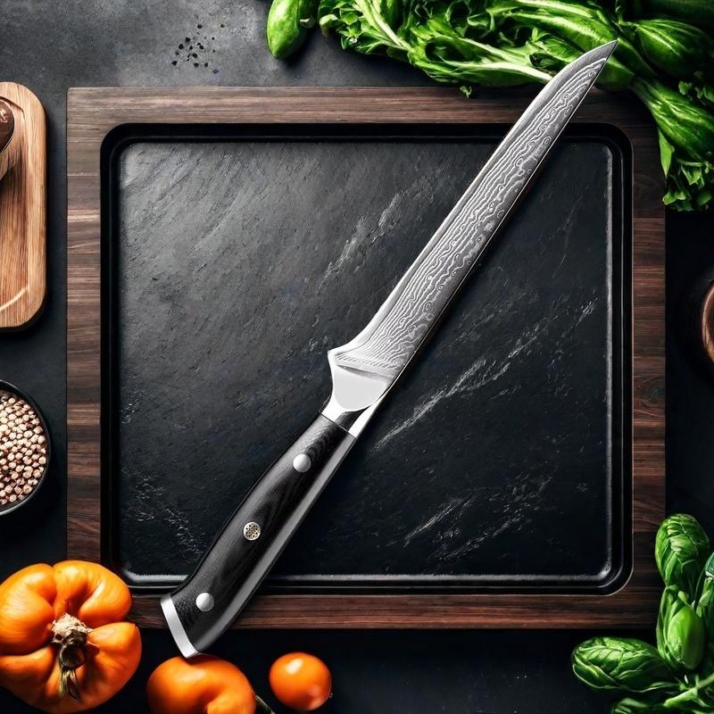 6" Inch Damascus Boning Cleaver Knife Set 67 Layer Damascus Japanese Knives Butcher Knife Professional Full Tang Filleting Meat