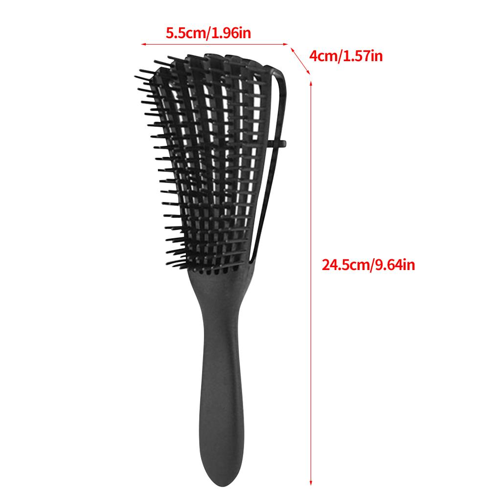 Women Hair Comb Massage Scalp Detangle Hairbrush Nylon Brush Wet