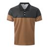 Herren Freizeit-Poloshirt mit Knopfleiste T-Shirt Top