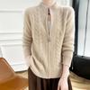 Gilet en Cachemire pour Femme Qinghe Cachemire 30% Cachemire 70% Laine Gilet en Cachemire Automne et Hiver Épais Doux Chaud