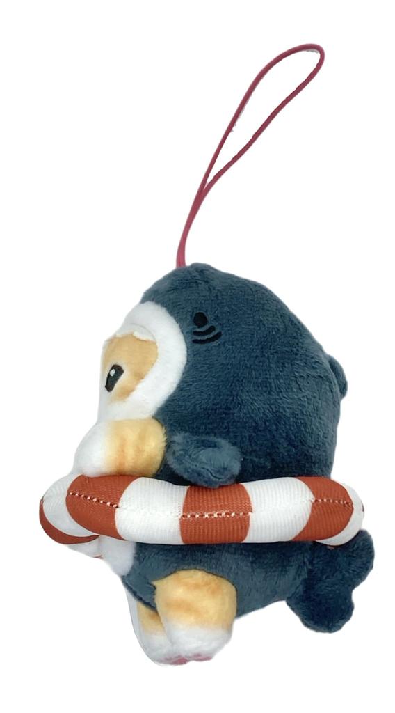 mofusand Shark Cat & Killer Whale Cat Mascot ~Enjoy with a Float~ Approx. 11cm (Shark Cat)
