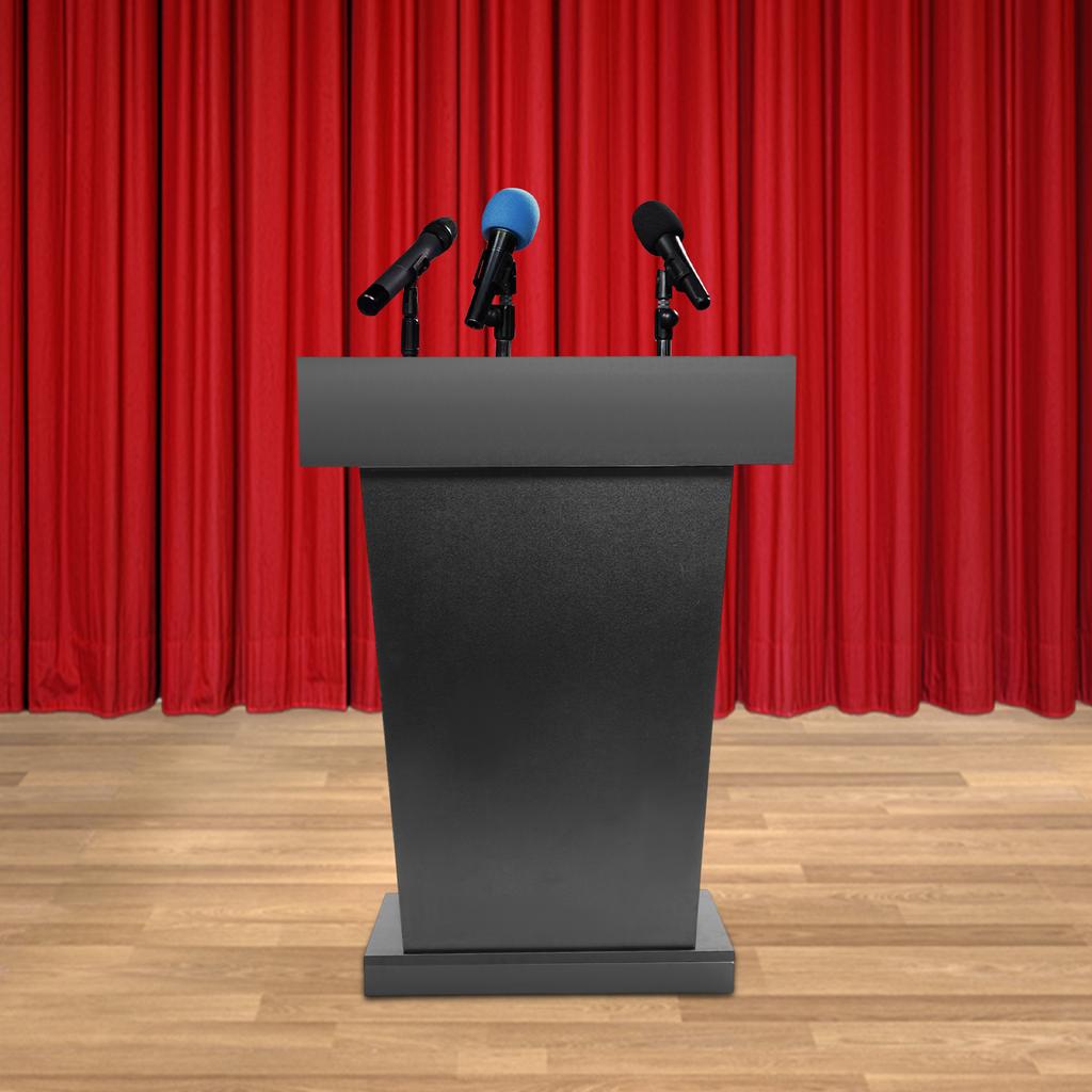 Wood Lectern & Presentation Podium, Professional Church Pulpit, Office Lecture Stand, Conference Speaker Podium, Desktop Lectern