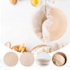 Wicker French Bread Dough Basket with Liner - Sourdough Baker's Tool