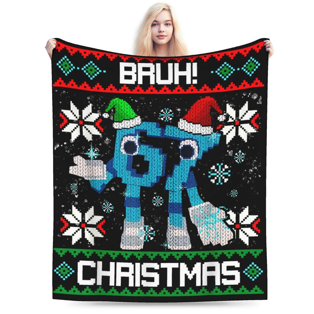 Funny Six Seven 67 Meme Fleece Blanket Throw Blankets for Home Hotel Sofa 150*125cm Bedspreads