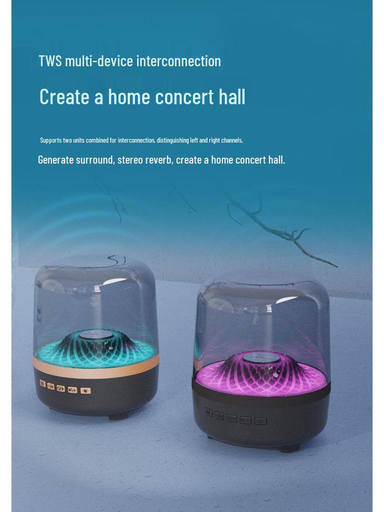 Harman Kardon Aura Bluetooth Speaker Desktop CR68 Subwoofer
