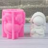 Food Grade Silicone Mold For Baking Epoxy Resin Casting 3D Girl Miniature Sculpture Crafting Tool Candle Soap Making