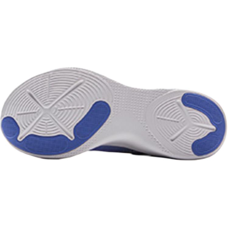 Li Ning Kids Sports Lifestyle Series Ling Yue Fashion Comfortable Shock Absorbing Durable Low Top Casual Shoes Kids Casual Shoes Blue White YKCV224-5