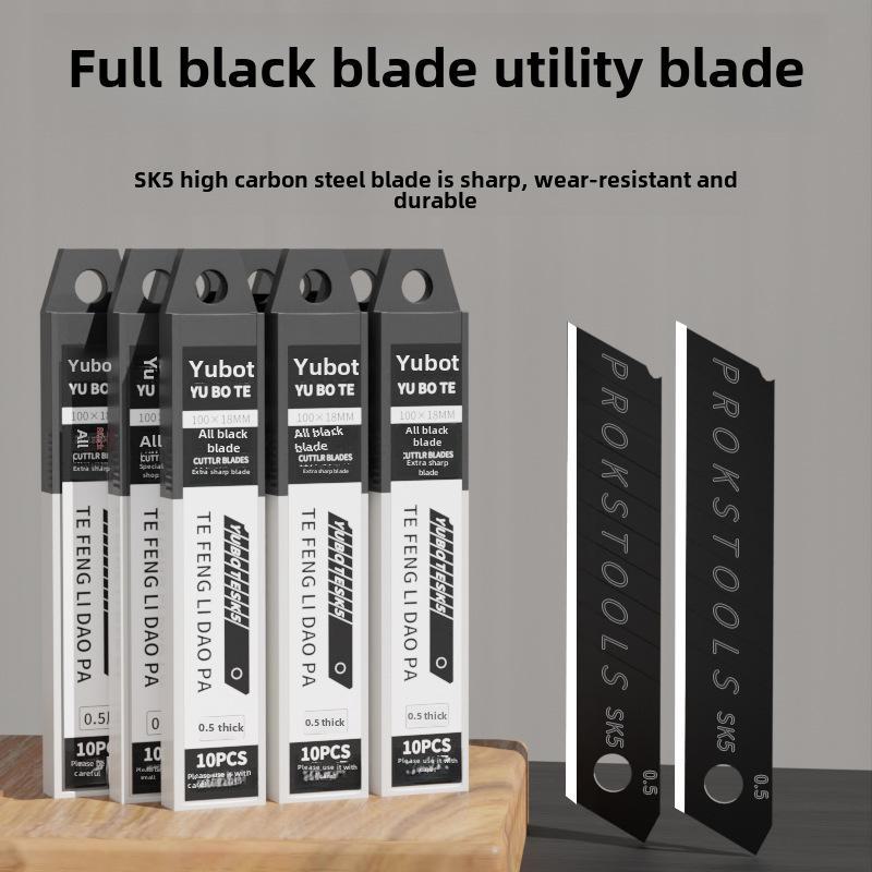 Heavy-Duty Stainless Steel Utility Knife - Large Industrial Grade Box Cutter