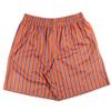 Trendy Men's Mesh Striped Sports Shorts: Below Knee Basketball and Running Shorts
