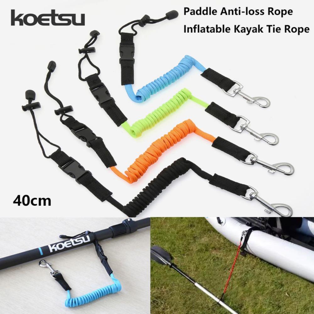 Elastic Inflatable Kayak Tie Rope Multicolored SUP Paddle Leash for Kayak Canoe