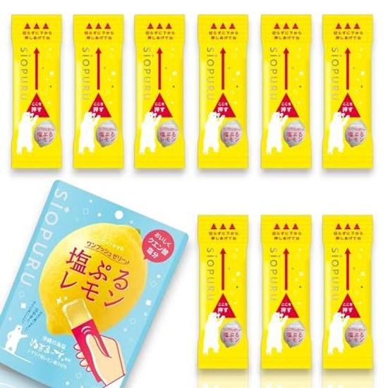 Salt-Puru Lemon Jelly (15g40 sticks) Stick type Heat prevention Salt intake Individual packaging