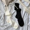 [BIARRITZ/26SS] Voluminous Wool Blend See-through Knee Socks 2 Colors