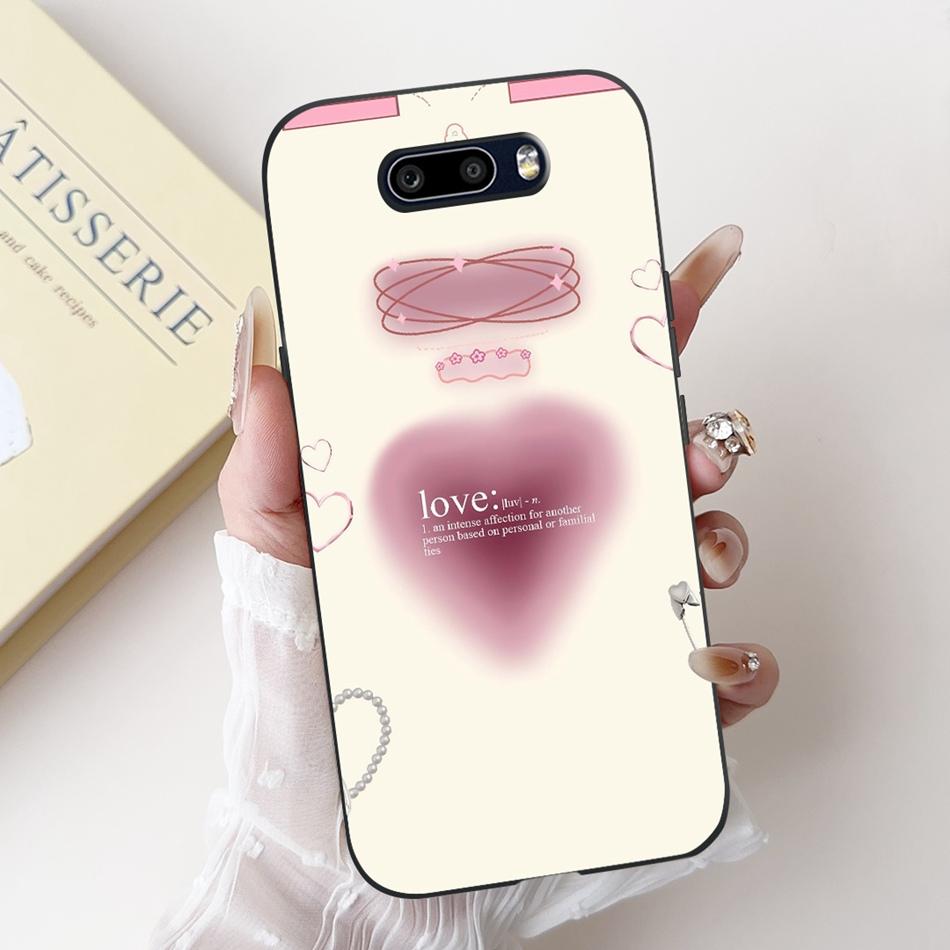 Per LG V50S ThinQ / V50 ThinQ 5G Nuova Carina Custodia per Telefono Floreale a Cartoni Animati Per LG V50 V50S ThinQ Custodia Morbida in Silicone Nero