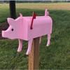 Cassette della posta per esterni, Cassetta della posta in metallo creativa per fattoria e ranch per decorazione giardino cortile animali Cavallo