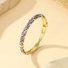 FTCY Colorful Five-leaf Flower Ename Bangles For Women Enamel Dropped Glaze Floral Diamond Bangle Luxury Jewelry Gifts