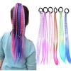 5/6Pcs Colorful Twist Braid Hair Ties Bohemian Style Kids Wig Ponytail Headbands  Party