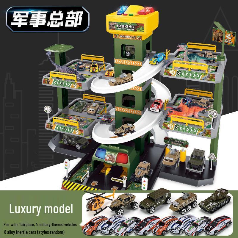 Huicheng Seven- or Nine-Layer Electric Race Track Parking Toy Set