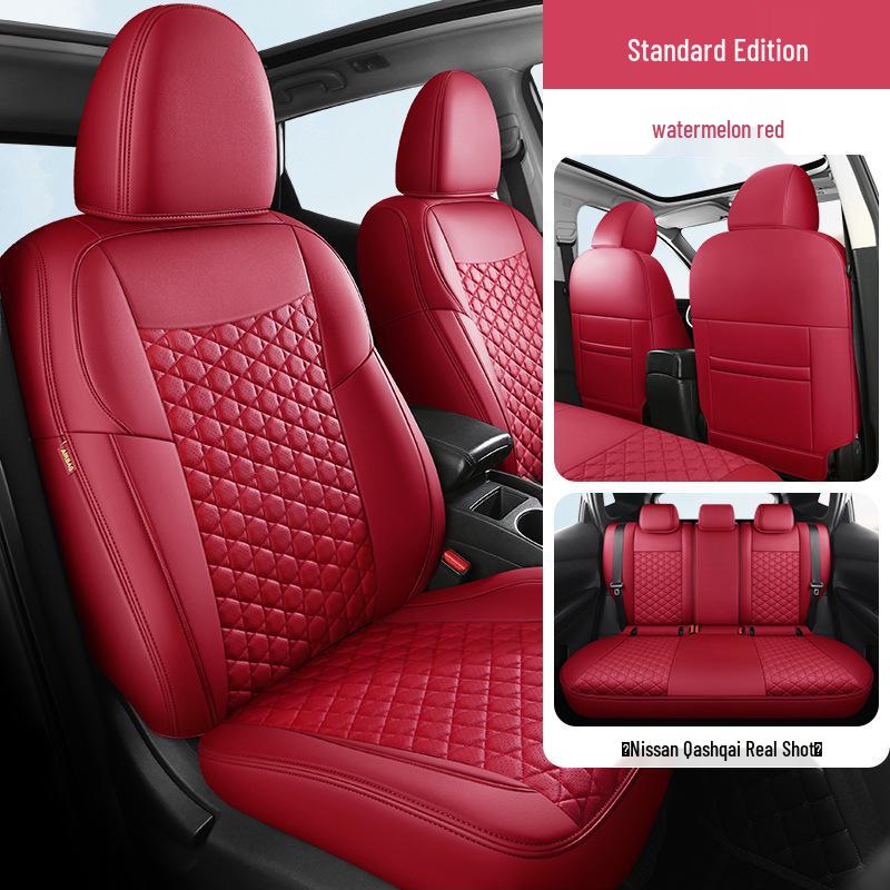 Five-Seat Qashqai Full Leather SUV Cushion: All-Season, Full Surround Seat Cover.