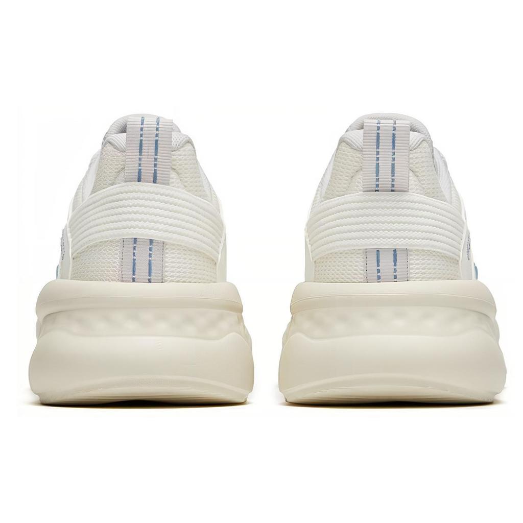 Anta Unrestrained Series Shock Absorbing Non-Slip Wear-Resistant Low-Top Sports Casual Shoes Men Sneakers White Gray 912328823-1