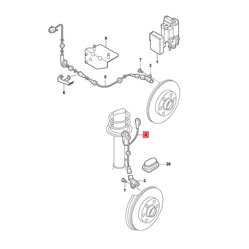 For Golf, Bora, Jetta Variant Compatible 1J0927903R, 1J0 927 903R Speed Sensor Wiring Harness