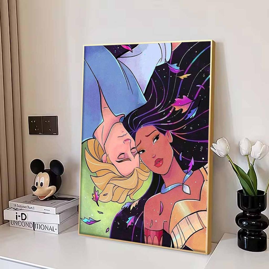 DIY Diamond Painting The Prince and The Princess Cross Stitch Kit Mosaic Art Diamond Painting Full Circle Diamond Home Decoration