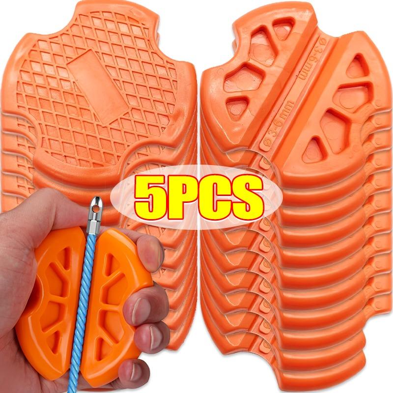 Portable Wire Puller Thread Device Perforated Tube Wire Gripper Tool Pull Steel Wire Rubber Anti Slip Clamp Electrician Specific