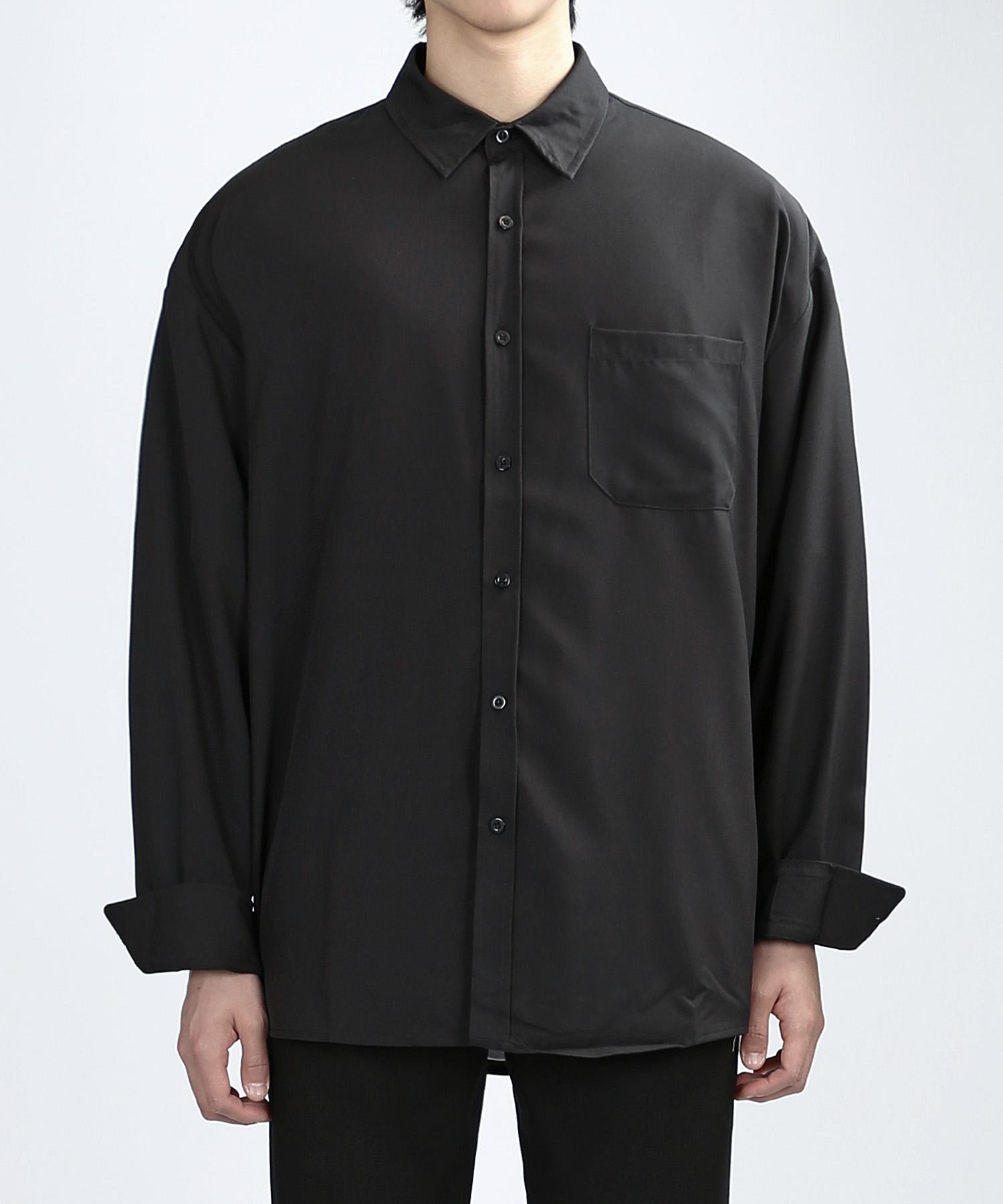 Berry Vein Comfy Span Shirts (Black) M