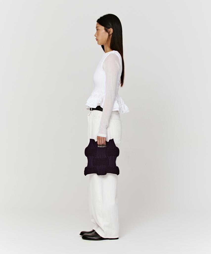 Borsa a Fiocco Pleatsmama Viola Intenso