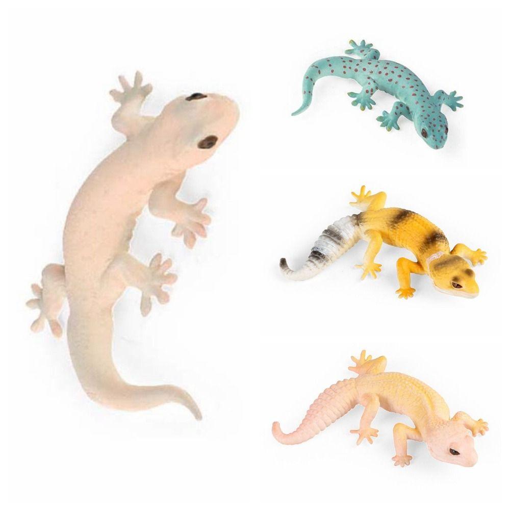 Gecko Prank Props Figure Animal Toys Animal Figurines Lizards Action Model Party Gift