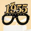 30th 40th 50th 60th 70th Balck Birthday Glasses Photography Props Celebrate Birthday Party Decoration Adults Anniversary Decor
