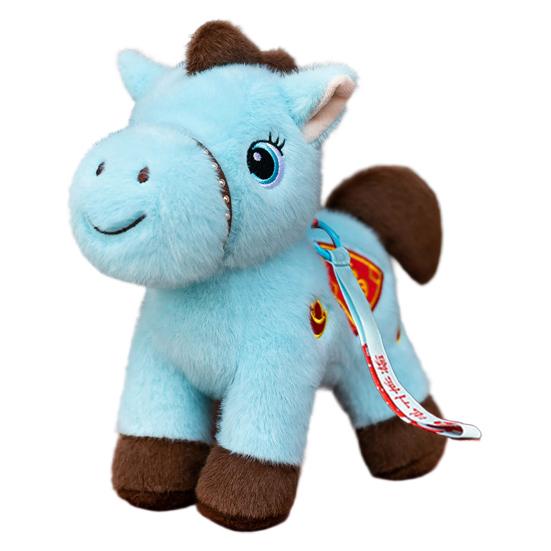 Colorful Lucky Horse Plush Ornament Year of the Horse Zodiac Toy with PP Cotton Filling Festive Hanging Decor for Car & Bag Chinese New Year 2026 Gift
