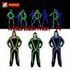Bandes LED Allumettes DIY Lumières Spectacle Nocturne Armure Lumière Scène Performance Homme Costume Lumineux Bâton LED Fil EL Vêtements Hommes