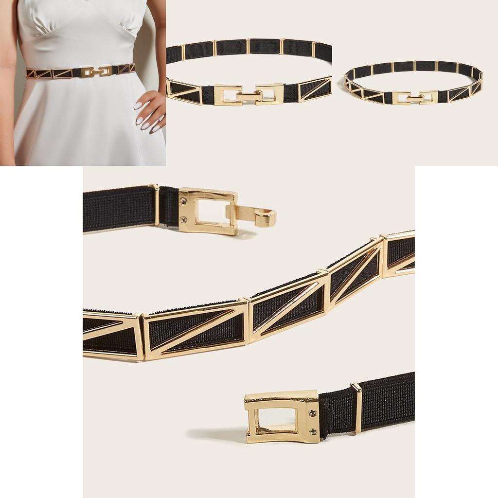 Elegant Metal Buckle Waist Corset With Stretch For Women Suitable For Spring Summer Fashion