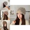 Womens Lightweight Knit Cap With Windproof Features For Casual Wear
