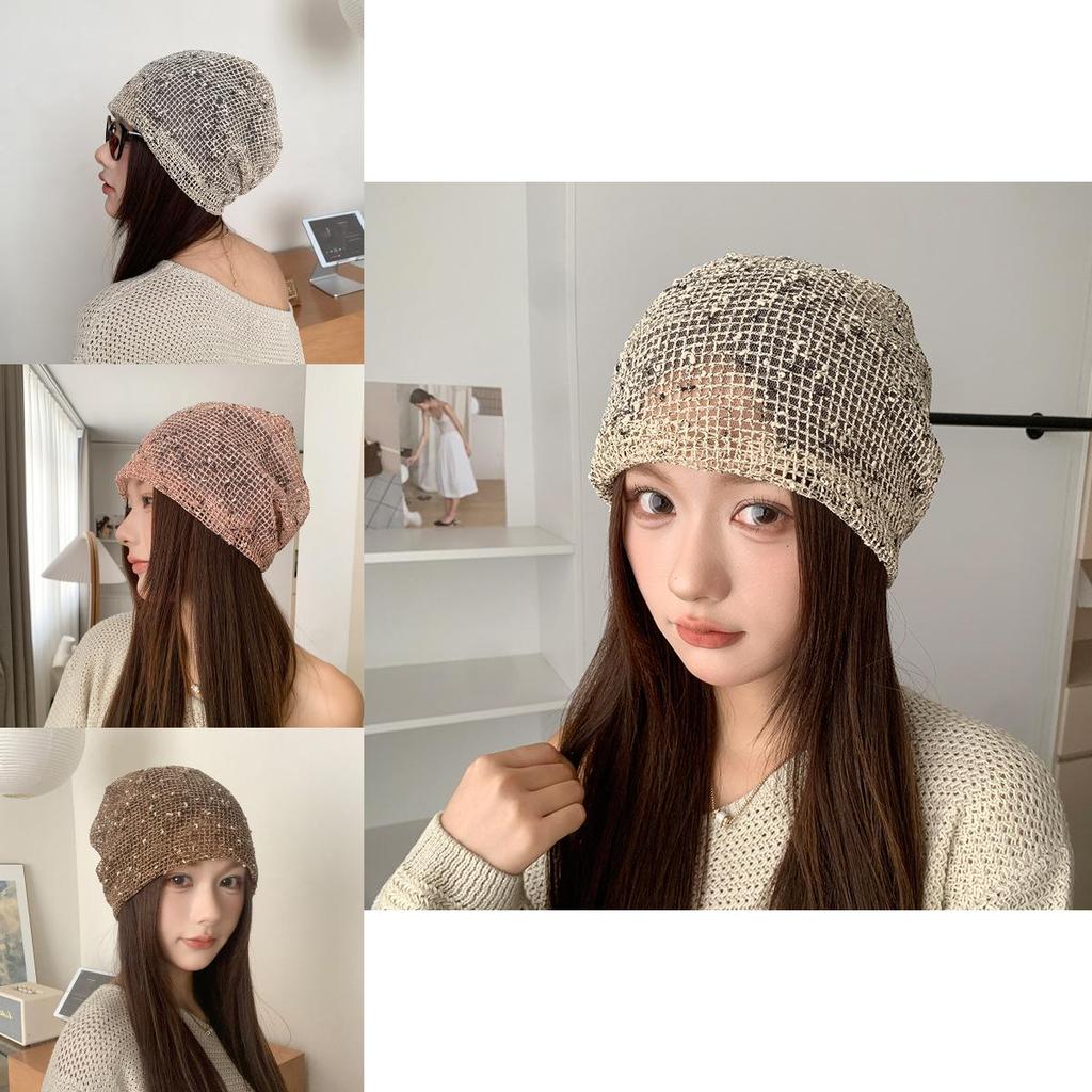Womens Lightweight Knit Cap With Windproof Features For Casual Wear