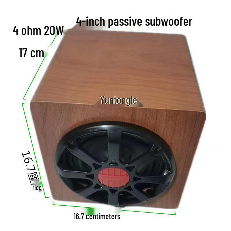 4, 5 & 6.5-Inch Passive Subwoofer for Car, Home, or Bookshelf