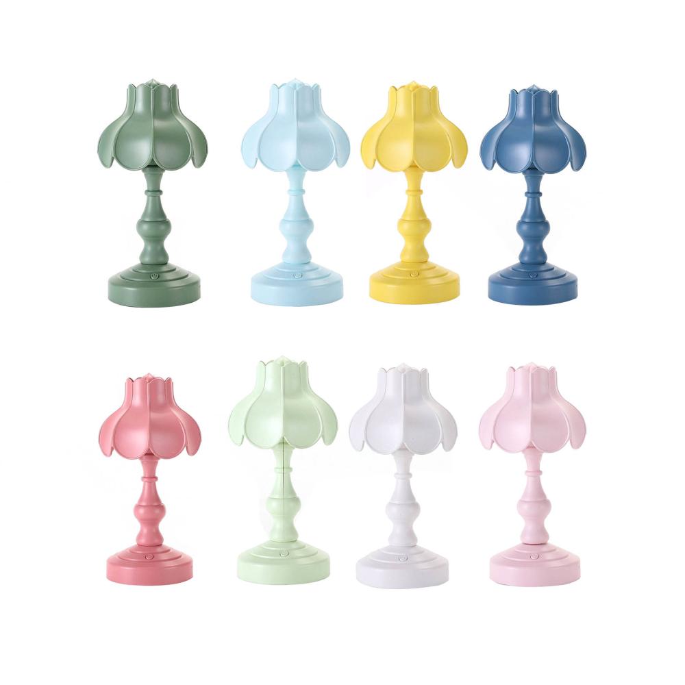 Mini Retro LED Nachtlicht Dekoration Tisch Lampe Wiederaufladbare Lesen Schreibtisch Lampe Mädchen Geschenk Für Schlafsaal Schlafzimmer Nacht Dekor