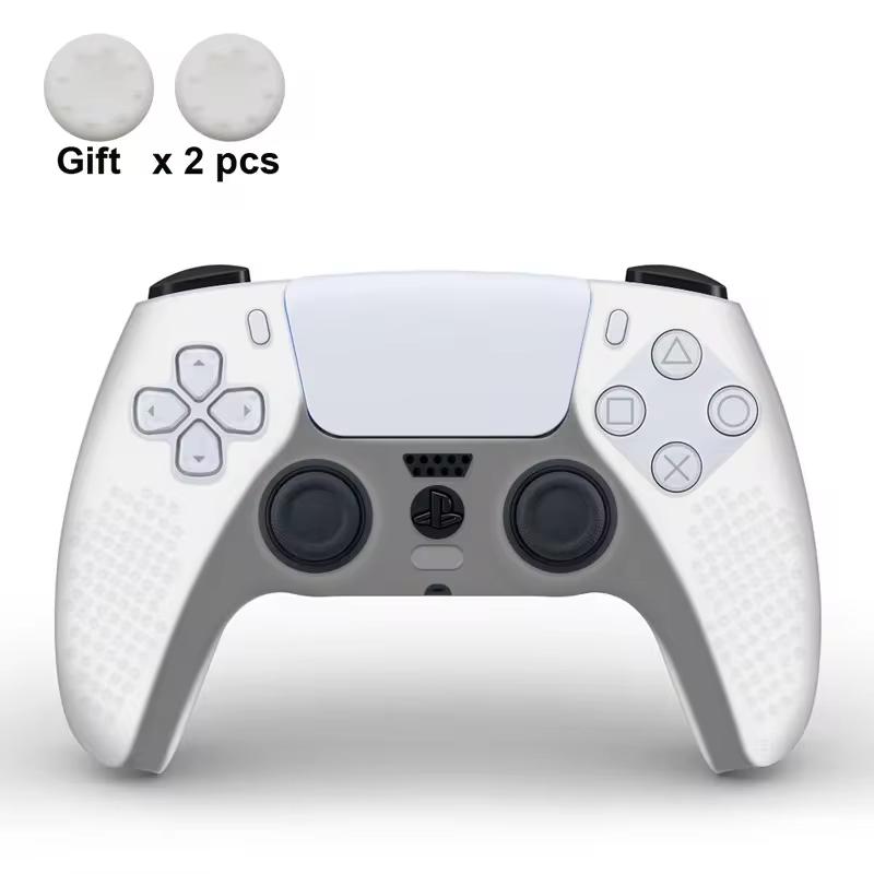 Silicone Protective Cover Skin for PlayStation 5 for PS5 Controller Cover Thumb Grips Anti-slip Shell  for PS5 Accessories