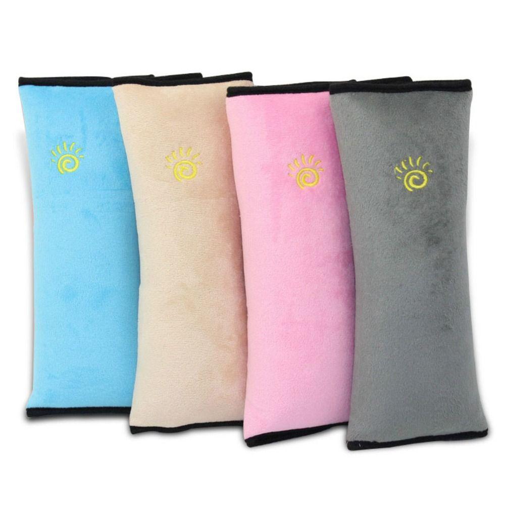 Universal Kid Car Pillows Adjustable Head Protector Car Seat Belt Pillow Auto Safety Plush Cover Seat Belt Shoulder Cushion