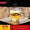 Gehärtete Facettierte Hitzebeständige Gläser, 105ml (6er Set)