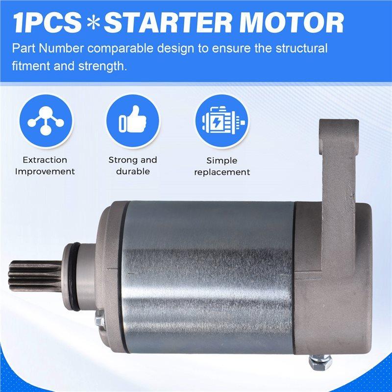 Starter Motor Replacement 1UV-81800-50 4SH-81800-00 12V 91-29-5543, MEY350, ND128000-3762 For ATV Raptor 350 Warrior