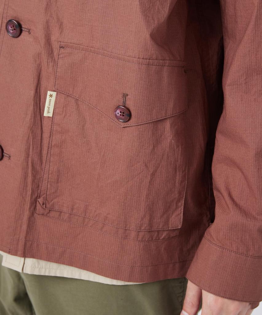Snow Peak Waxed Windbreaker Jacket Outerwear Jacket OLIVE XL SPTL-JK-26SU908 Men's Women's