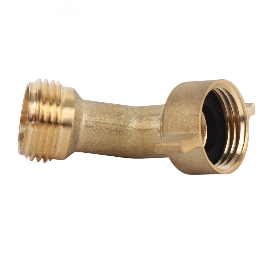 45 Degree Water Hose Elbow with Filter RV Water Hose Adapter for RV Travel Trailer 3 4 Inch NPT