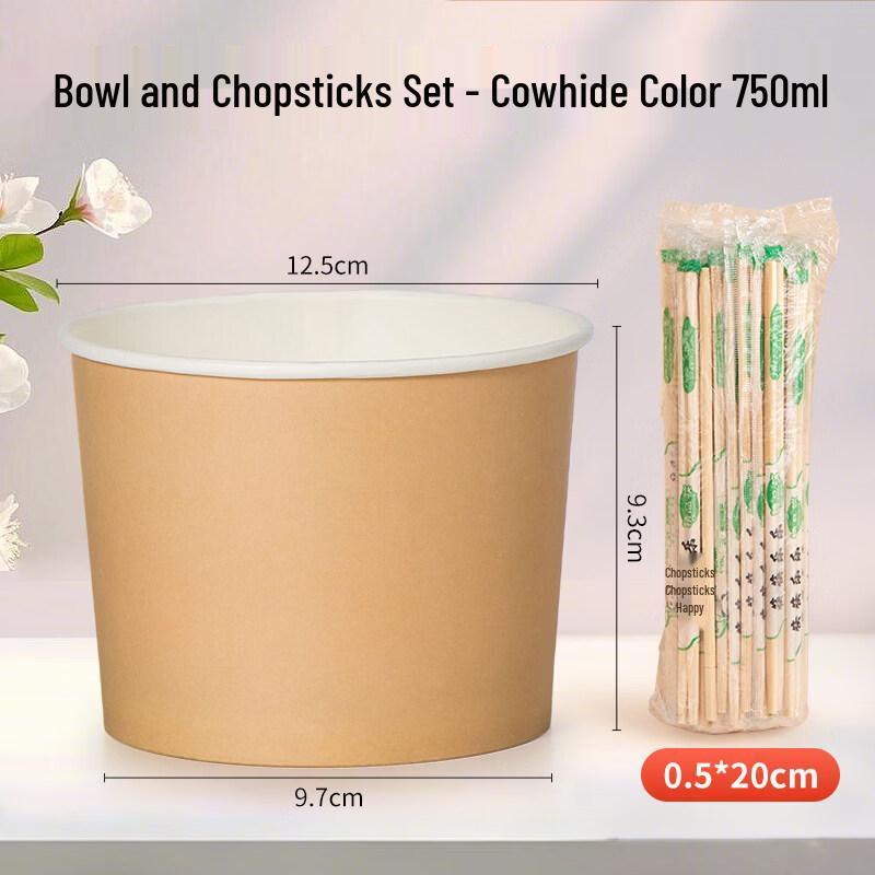 Disposable Paper Picnic Set with Lid