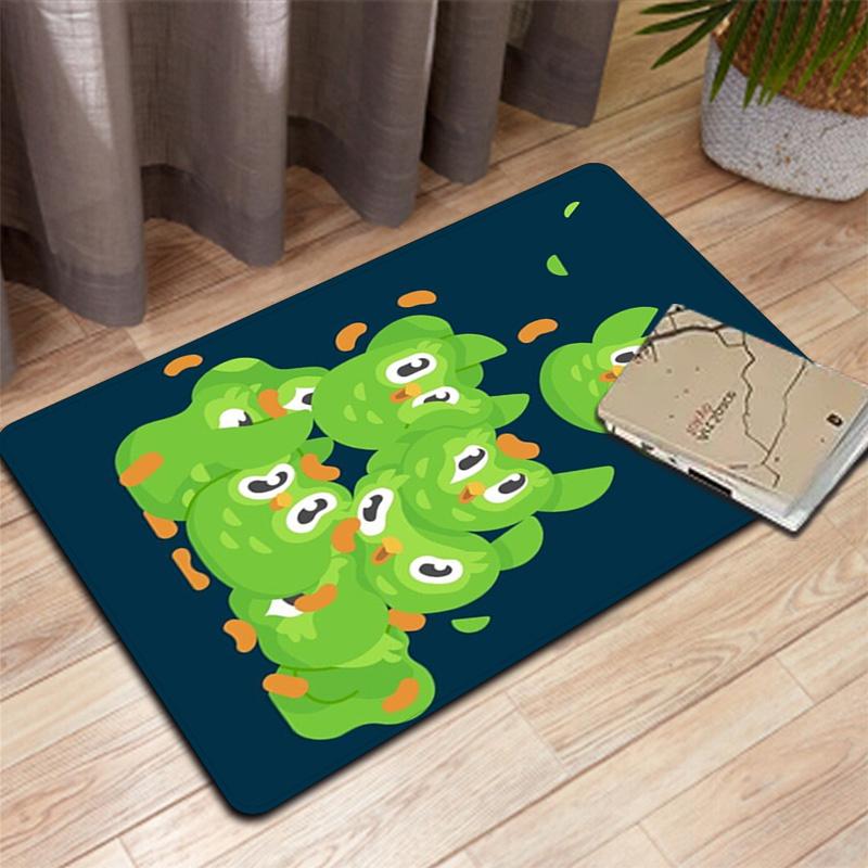 Doolingo-inspired Rug Floor Mat for Living Room or Bedroom Soft and Comfortable Carpet a Gift for Birthday and Holiday.