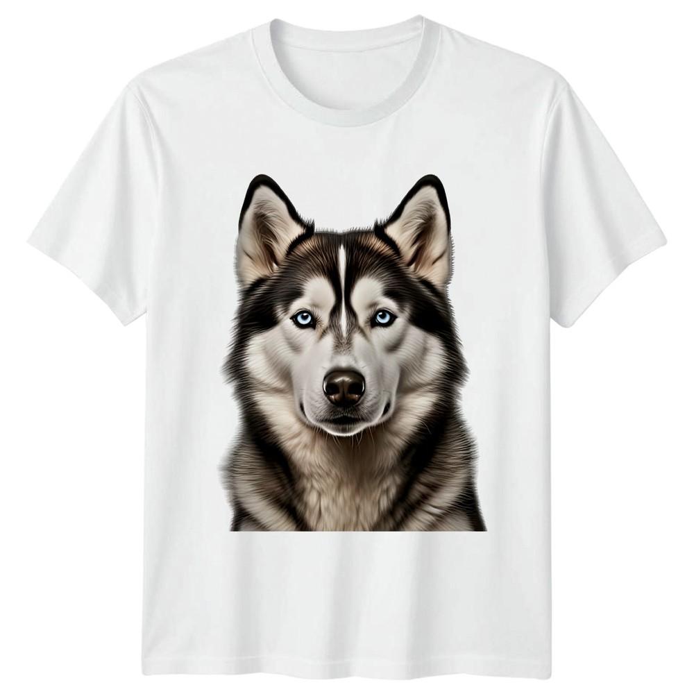 Husky Blue Eyes TShirt Siberian Husky Dogs Birthday Gift For Him And Her S