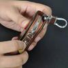 CLVN6 1Pcs Leather Wood Grain Car Key Cover Keychain Case For Ford ST Line Focus X 2 3 Mondeo Fiesta Kuga MK2 MK3 MK4 Auto Accessories