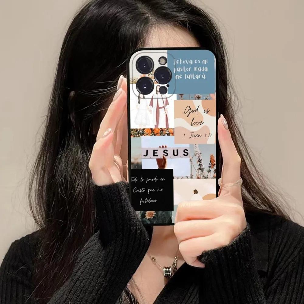 

Faith Christian Religious Jesus Phone Case For iPhone 16 15 14 11 12 13 Mini Pro XS Max Cover 7 8 Plus X XR SE 2020 Funda Shell iPhone 14 PRO