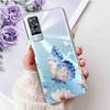 For vivo Y51 V2030 Case Cute Cat Butterfly TPU Soft Silicone Shockproof Cover For Vivo Y51 VIVOY51 6.58" Flowers Phone Cases